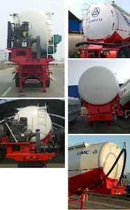 Lingyu  CLY9404GFL Low density powder material transportation semi-trailer