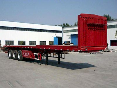 Junchang  HSC9401ZZXP Flat dump semi-trailer