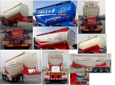 Liang Hong  MXH9401GFL1 Medium density powder material transportation semi-trailer