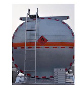 Jinbi  PJQ9402GRYL Aluminum alloy flammable liquid tank transport semi-trailer