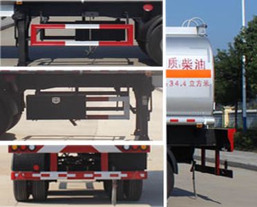 Runzhixing  SCS9350GYY Oil transport semi-trailer