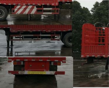 Minjiang brand automobiles YZQ9400CCY Gantry transport semi-trailer