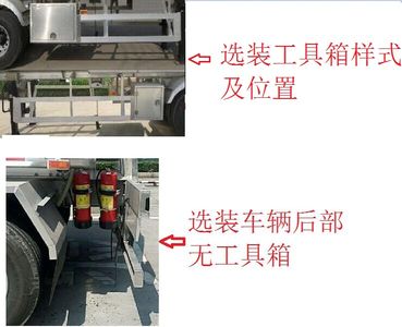 Special transport  DTA9408GYYB Aluminum alloy oil transport semi-trailer