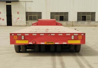 Xinkaida brand automobiles DLZ9400TDP Low flatbed semi-trailer