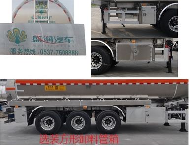 Shengrun  SKW9404GYYL Aluminum alloy oil transport semi-trailer