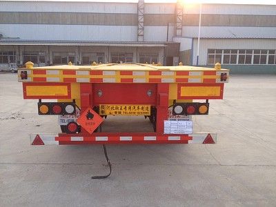 Juwang  ZJW9350TWY Transport semi-trailer of dangerous goods tank frame