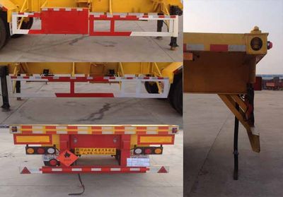 Juwang  ZJW9350TWY Transport semi-trailer of dangerous goods tank frame