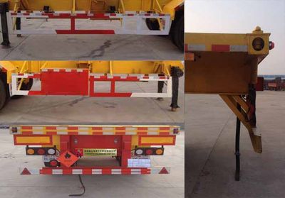 Juwang  ZJW9350TWY Transport semi-trailer of dangerous goods tank frame