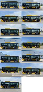 Huanghai  DD6851EV12 Pure electric low entry city buses