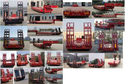 Huanlu  LYT9311TDP Low flatbed semi-trailer