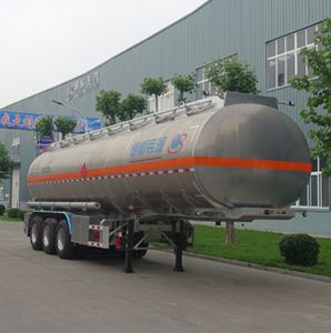 Minghang  ZPS9400GYYE Aluminum alloy oil transport semi-trailer