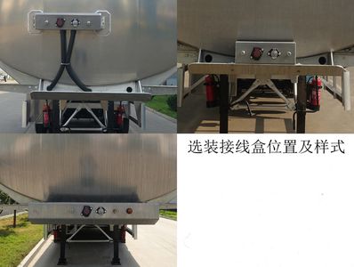 Minghang  ZPS9400GYYE Aluminum alloy oil transport semi-trailer