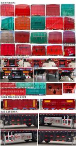 Luoxiang  LXC9402CCY Gantry transport semi-trailer