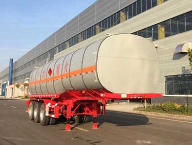 Hehai Mingzhu  MZC9401GRY Flammable liquid tank transport semi-trailer