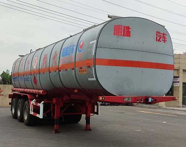 Hehai Mingzhu  MZC9401GRY Flammable liquid tank transport semi-trailer