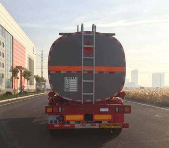 Hehai Mingzhu  MZC9401GRY Flammable liquid tank transport semi-trailer