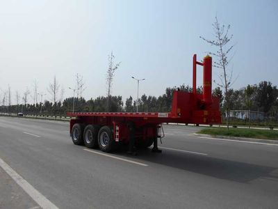 Technical secondary school specialized car license plate ZZQ9400ZZXP Flat dump semi-trailer