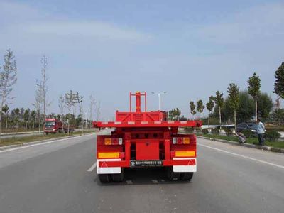 Technical secondary school specialized car license plate ZZQ9400ZZXP Flat dump semi-trailer