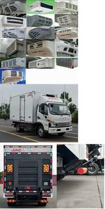 Jianghuai brand automobiles HFC5080XLCP91K1C2V Refrigerated truck