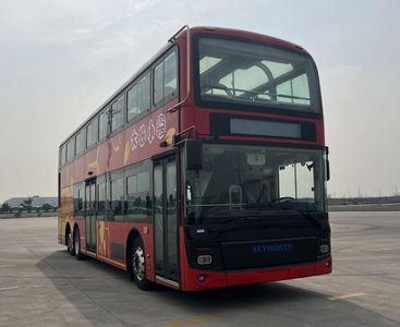 Skyworth NJL6129GSEV1 Pure electric double decker city buses