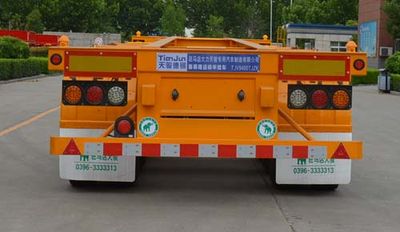 Tianjun Dejin brand automobiles TJV9400TJZE Container transport semi-trailer