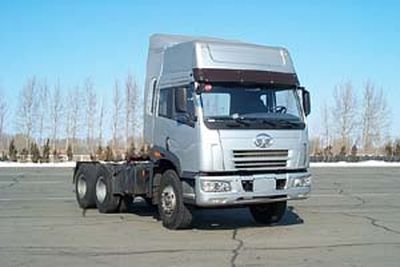 Jiefang Automobile CA4252P21K15T1 Flat head diesel semi-trailer tractor