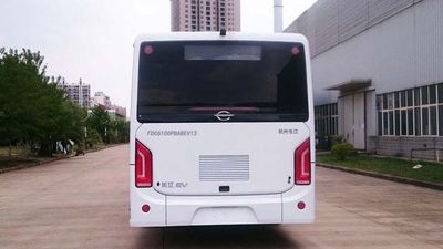 Changjiang brand automobile FDC6100PBABEV13 Pure electric low entry city buses