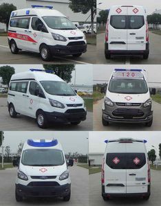 Jiangling Quanshun brand automobiles JX5046XJHMJ ambulance