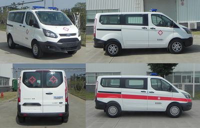 Jiangling Quanshun brand automobiles JX5046XJHMJ ambulance