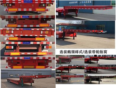 Longen  LHE9401TDP Low flatbed semi-trailer