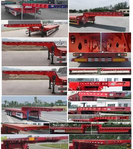 Longen  LHE9401TDP Low flatbed semi-trailer