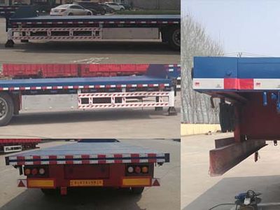 Liangben  WRQ9400TDP Low flatbed semi-trailer