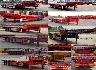 Liangben  WRQ9400TDP Low flatbed semi-trailer