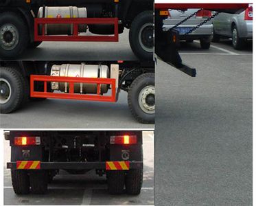 Jiefang Automobile CA3310P2K2L6T4NE5A80 Flat head natural gas dump truck