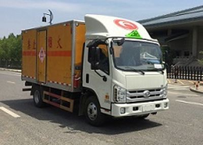 Cheng Liwei  CLW5041XRGB5 Flammable solid box transport vehicle