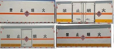 Cheng Liwei  CLW5041XRGB5 Flammable solid box transport vehicle