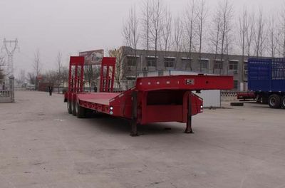 Chengshida Automobile SCD9400TDP Low flatbed transport semi-trailer