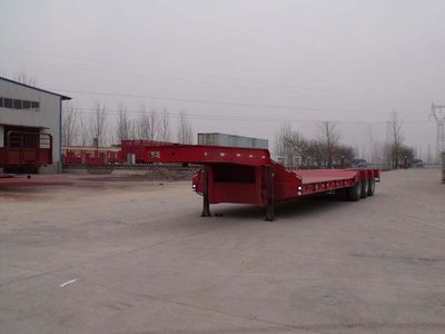 Chengshida Automobile SCD9400TDP Low flatbed transport semi-trailer