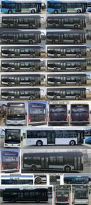 Jinlong  XMQ6106AGBEVL37 Pure electric city buses