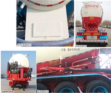 Jingyanggang  SFL9402GFL Low density powder material transportation semi-trailer