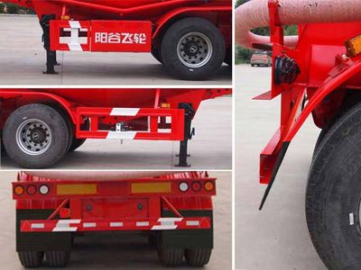 Jingyanggang  SFL9402GFL Low density powder material transportation semi-trailer