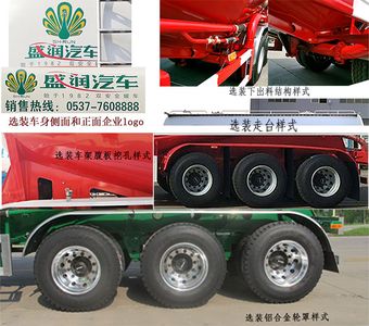 Shengrun  SKW9407GFLZ Medium density powder material transportation semi-trailer