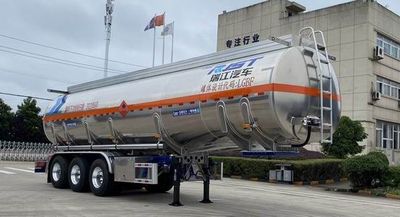 Ruijiang  WL9404GYYW Aluminum alloy oil transport semi-trailer