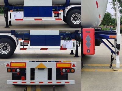 Chusheng  CSC9400GRY4 Flammable liquid tank transport semi-trailer