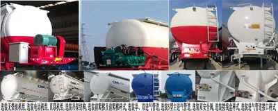 Ruijiang  WL9409GFL45 Medium density powder material transportation semi-trailer