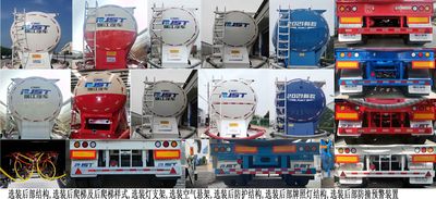 Ruijiang  WL9409GFL45 Medium density powder material transportation semi-trailer