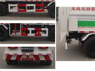 Hualin  HLT5071ZZZEV Pure electric self loading and unloading garbage truck