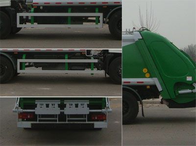 Lingyu  CLY5160ZYSDFE4 Compressed garbage truck