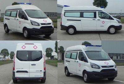 Jiangling Quanshun brand automobiles JX5036XJHMK ambulance