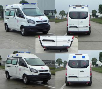 Jiangling Quanshun brand automobiles JX5036XJHMK ambulance